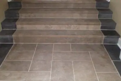Coursed limestone stonework at the Ebel Quarries showroom